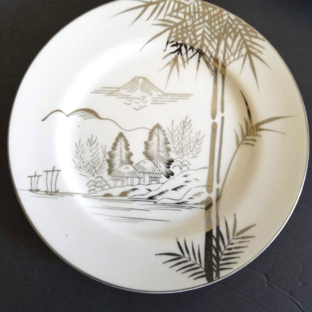 MEIYO Nippon Tea Cup Saucer and Plate Set - Picture 6 of 8
